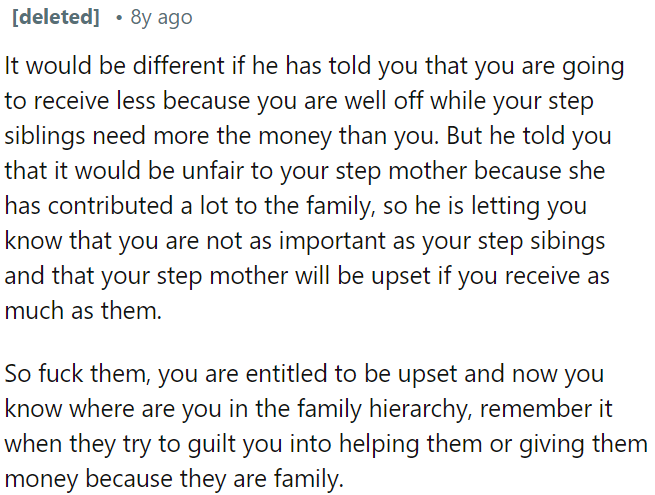 OP should remember this when they ask for help in the future.