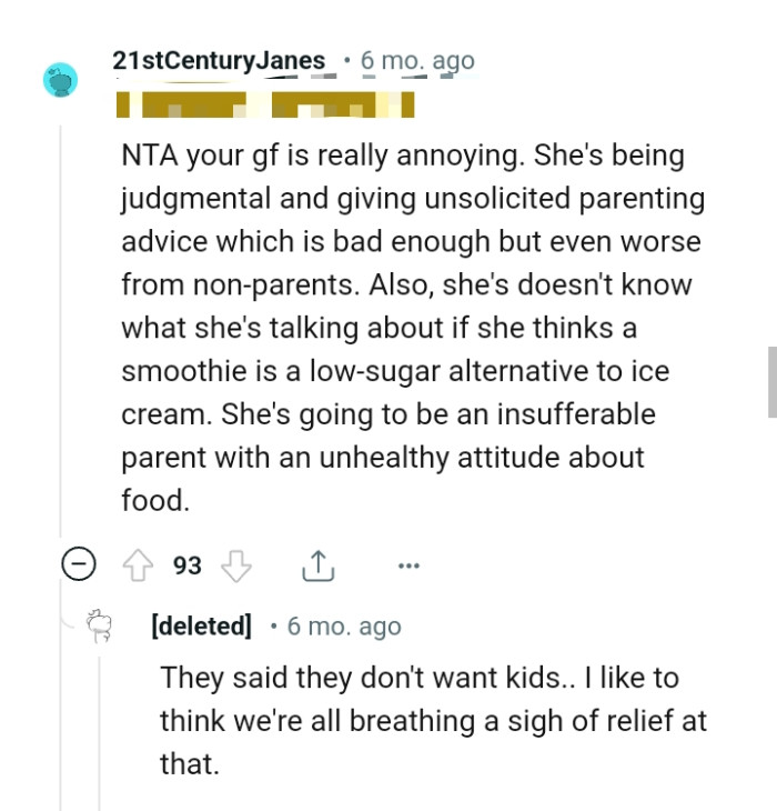 She doesn't know what she's talking about