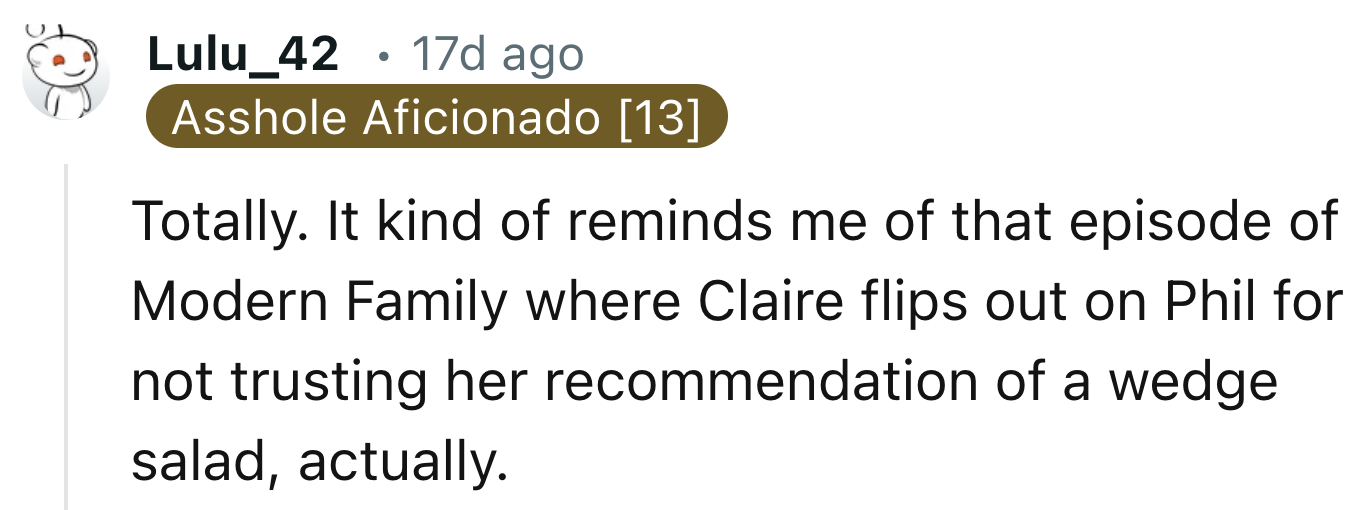 This Situation Sounds Like the Same Thing That Happened in Modern Family