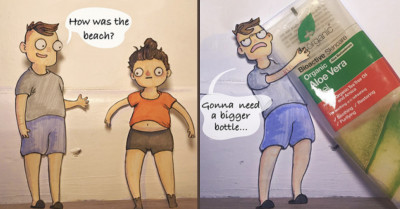 21 Funny Comics Of Everyday Life In A Relationship, By "Barmy Chip Witch"