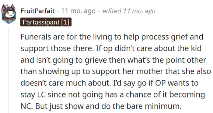 A quick appearance would do.