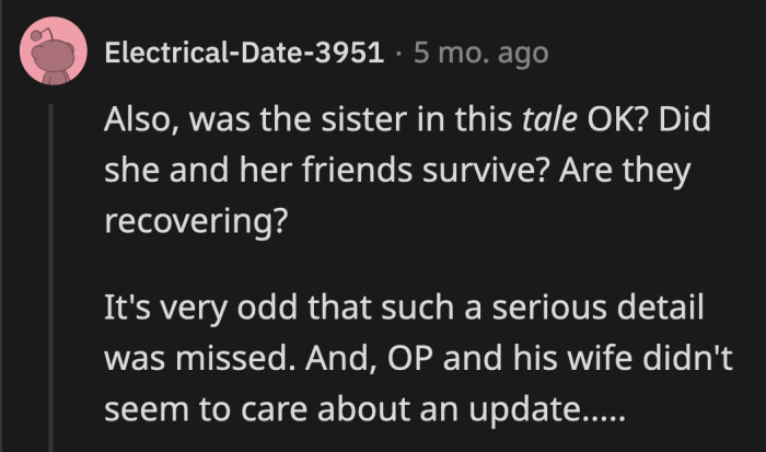He chose the bridge-burning one. His sister and BIL will not forget how OP let them down during a dire time.