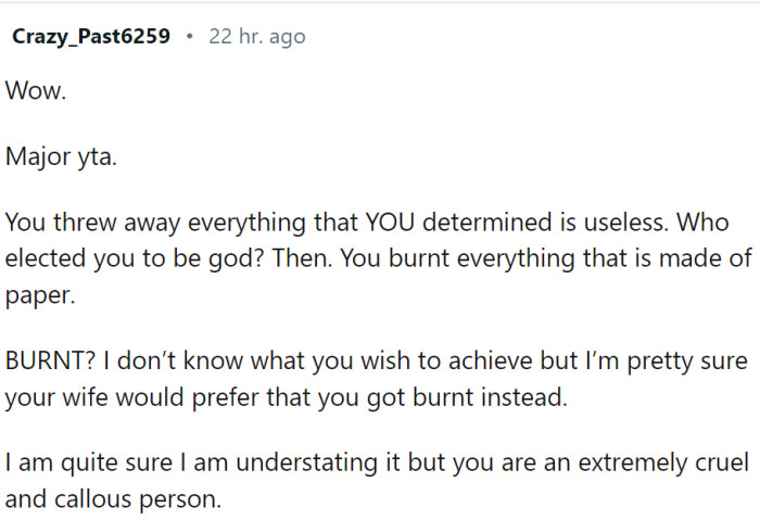 The fire gives this an especially cruel note