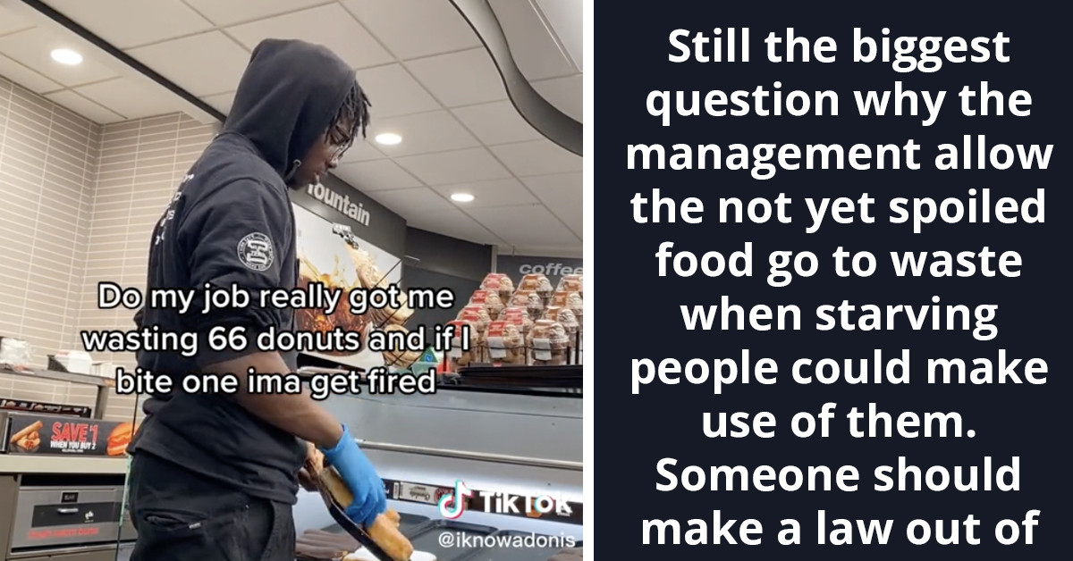 TikToker Sparks Online Debate After Exposing He's Being Forced To Dump Donuts That Were Not Sold