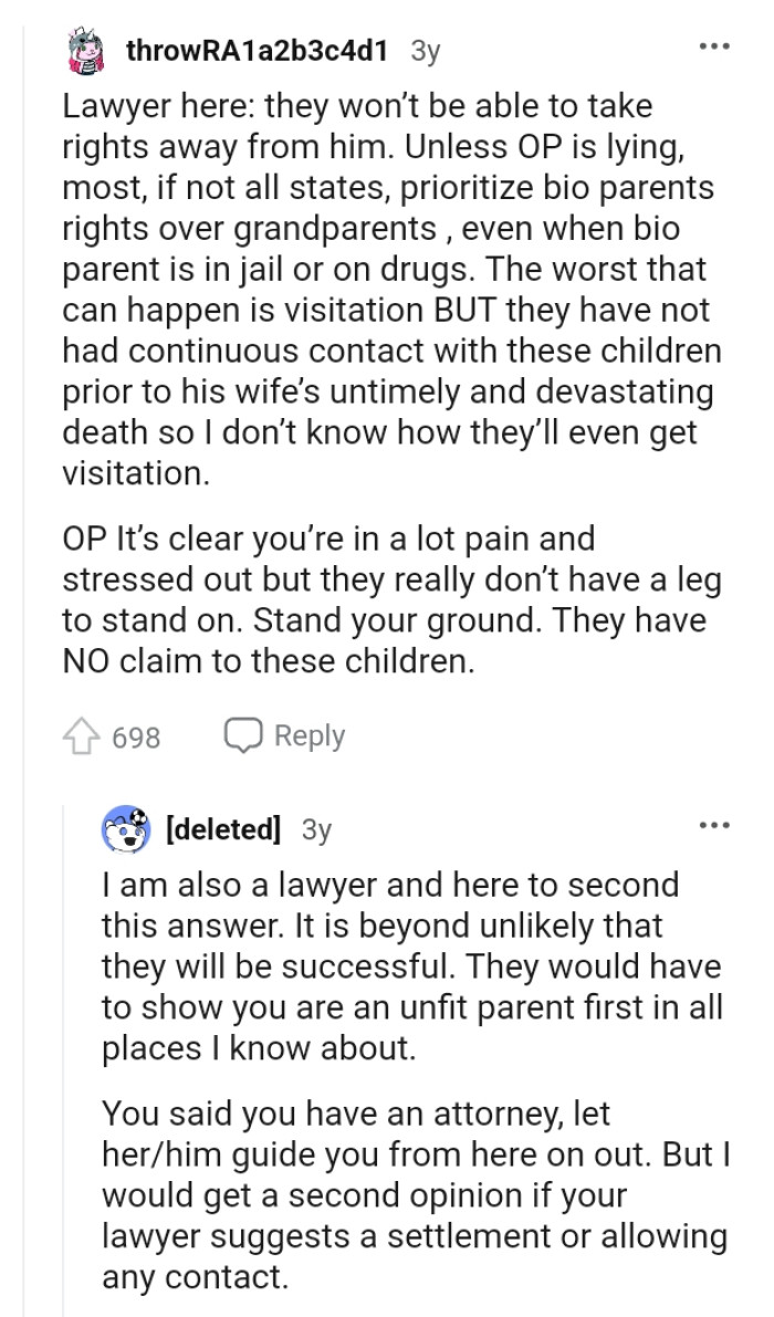 The worst that can happen is visitation.