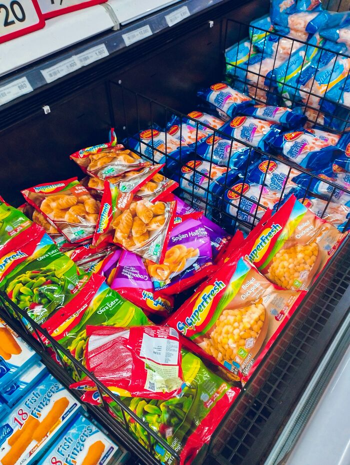 Go with frozen food.