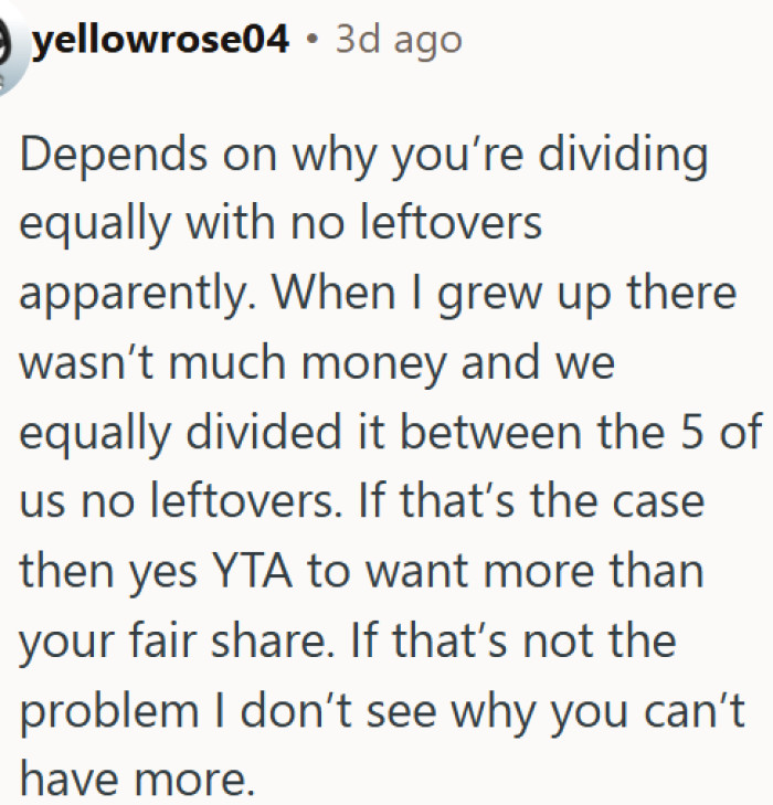 Wanting more than your fair share when resources are tight makes you the problem