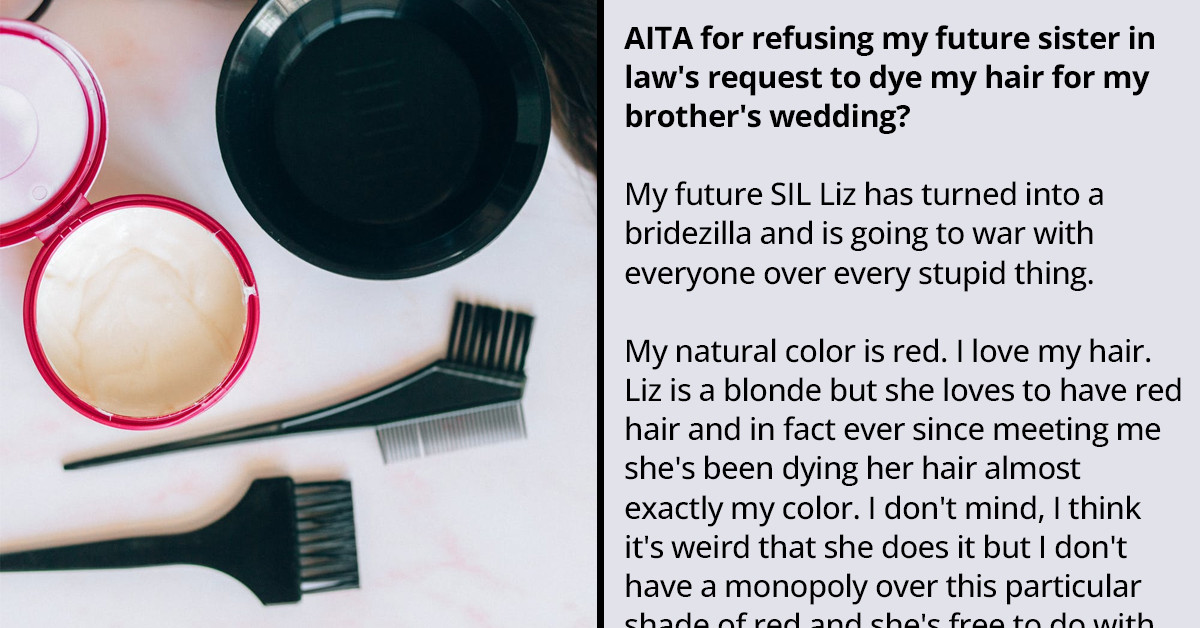 Redhead Man Refuses To Dye His Hair For His Brother And Future Sister-In-Law's Wedding