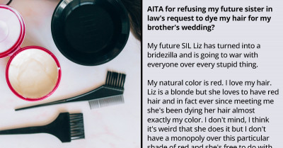 Redhead Man Refuses To Dye His Hair For His Brother And Future Sister-In-Law's Wedding