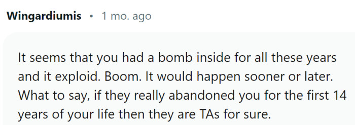 The bomb would go off sooner or later