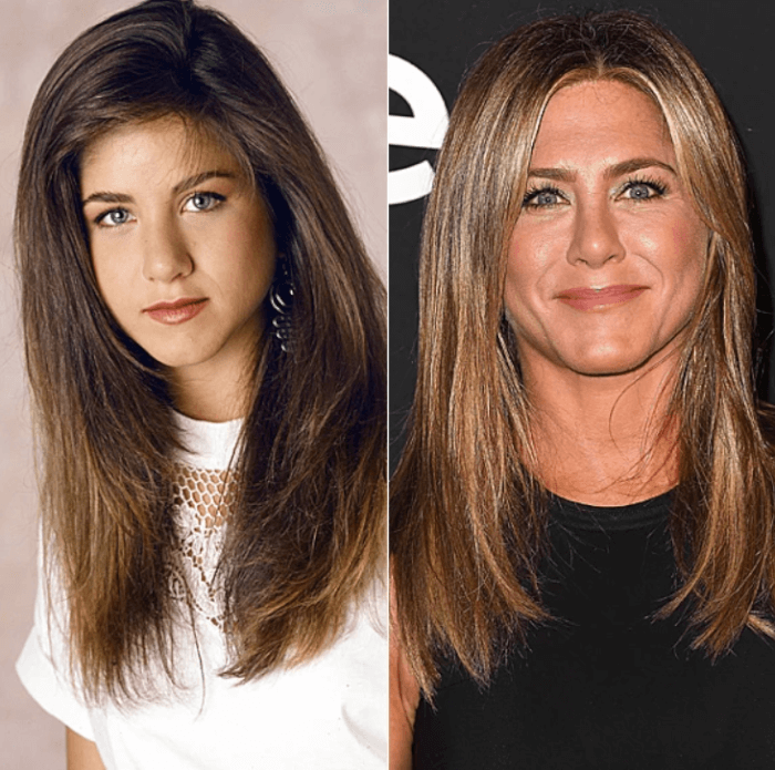 13. According to rumors, Jennifer Aniston had a nose job to correct her deviated septum.