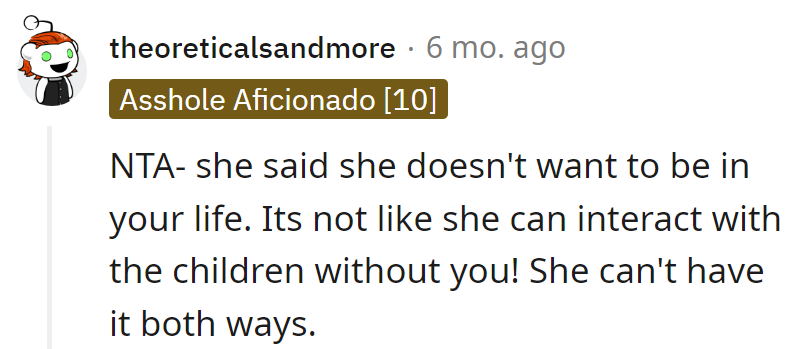 Sister wants an exclusive pass to the kids' show, but she's already RSVP'd 'no entry' to the family gig. Can't have it both ways!