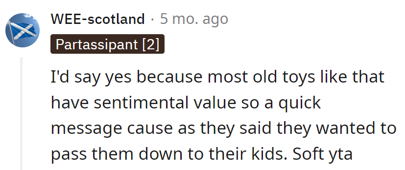 Unintentional sentimental heist! Next time, send a quick message before diving into the treasure chest of nostalgia.