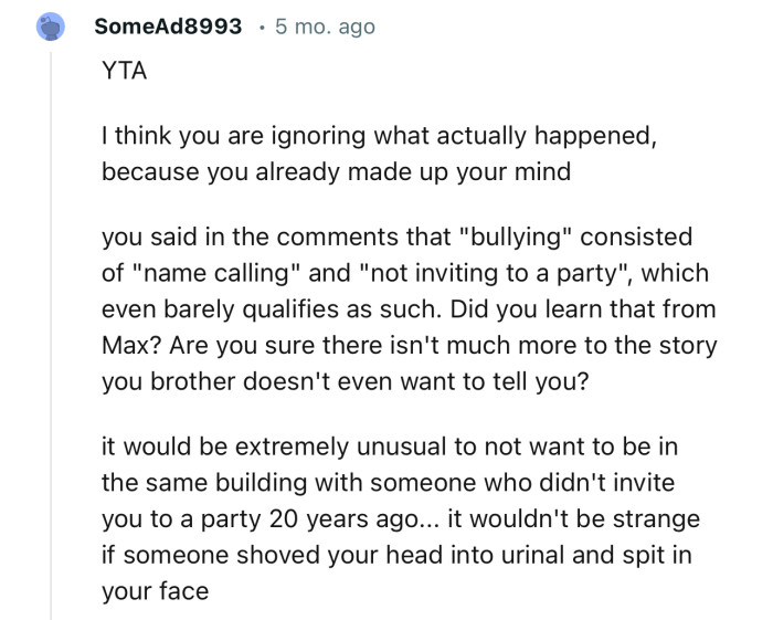 “YTA. I Think You Are Ignoring What Actually Happened Because You Already Made Up Your Mind.”