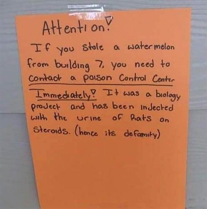 27. What You Get for Stealing Watermelon!