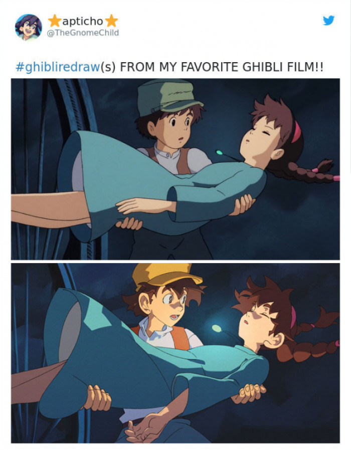 9. This looks like a modern version of Castle in the Sky.