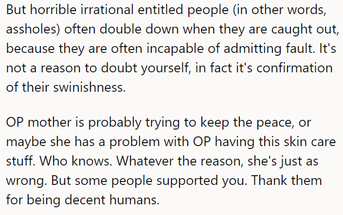 They are irrational, entitled people