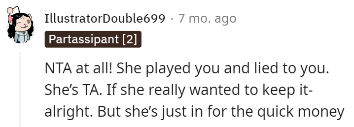 In it for the quick money