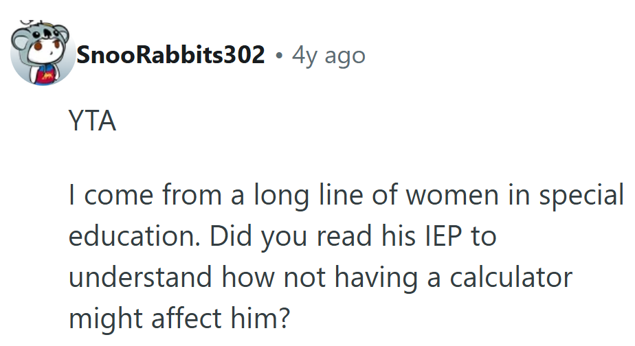 Those with experience in special education urged empathy first — because accommodations exist for a reason.