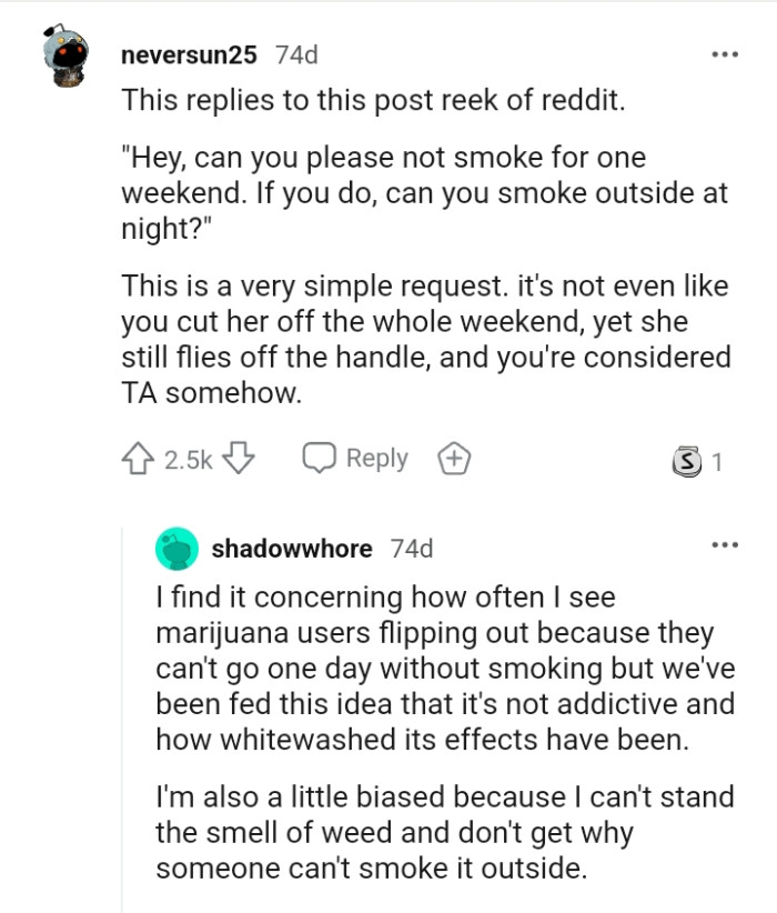 It's not like the OP cut her out from the whole weekend