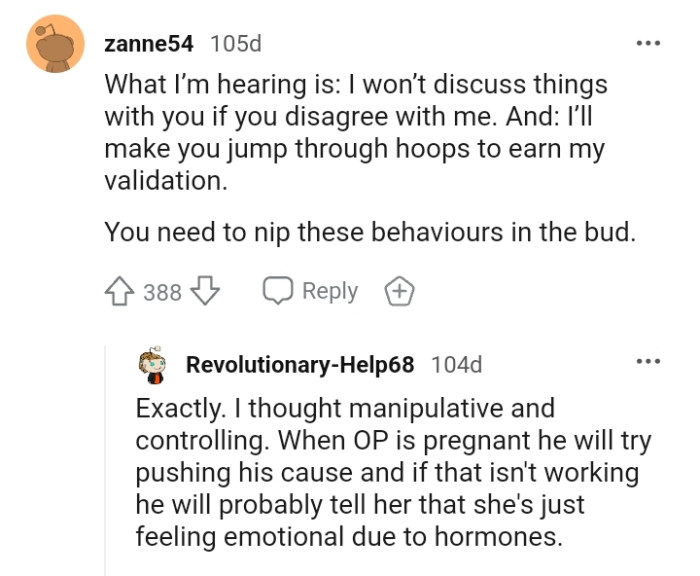 I'll make you jump through hoops to earn my validation