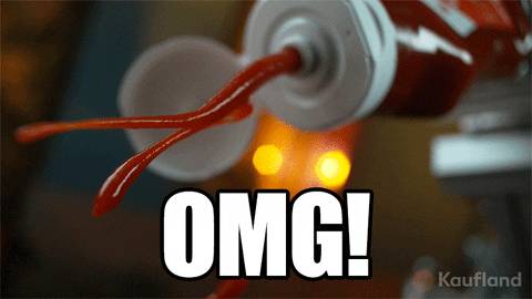 My wife asked me to put ketchup on the shopping list that I was making and now, I can’t read anything.