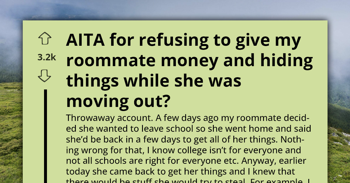 College Roommate Tries To Leave With More Than Her Own Stuff, And Chaos Promptly Ensues