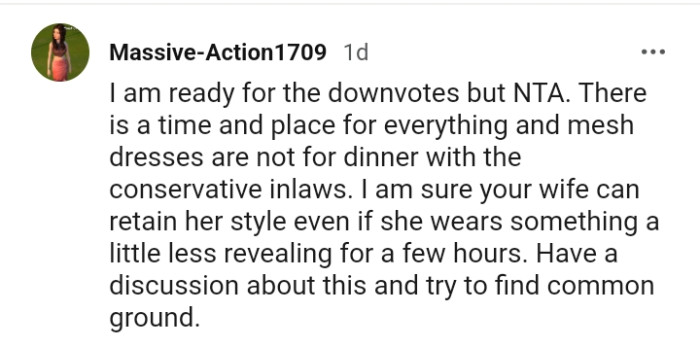 The OP should have a discussion about this