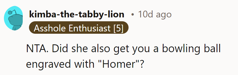 Next, she'll be handing him a snorkel with 