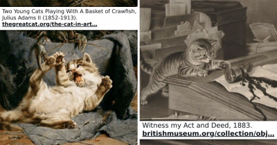 24 Photos Through History Prove Cats Will Never Get Tired Of Destroying Stuff