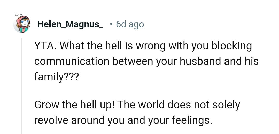 And the comments roll in...