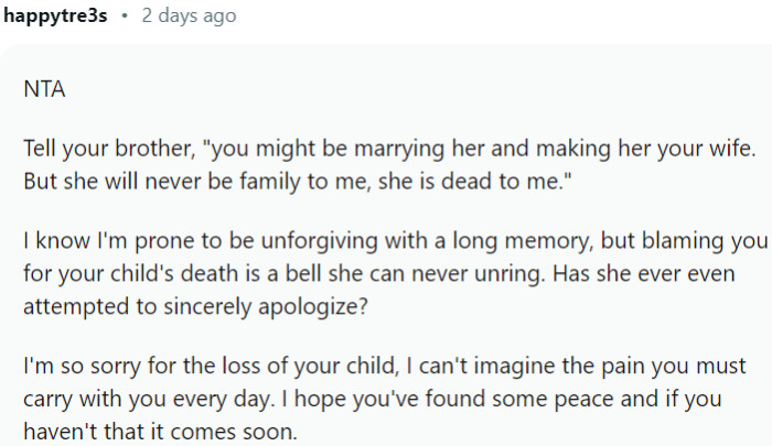 Expressing resentment