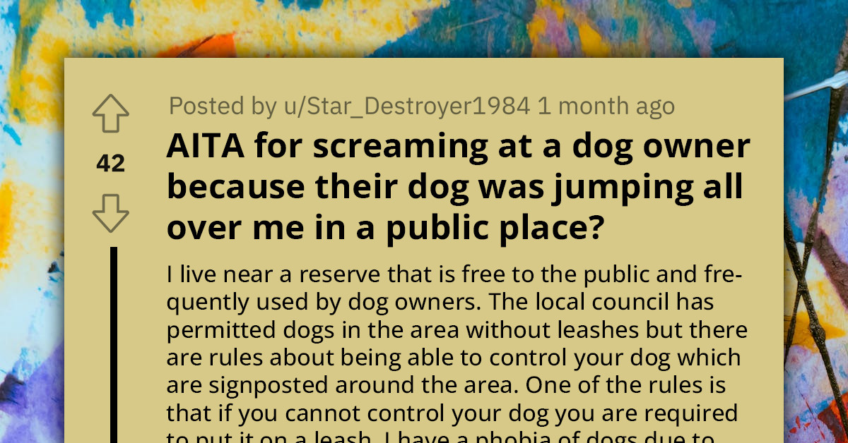 Redditor Gets Into Shouting Match With Dog Owner After His Unleashed Dog Jumps On Him