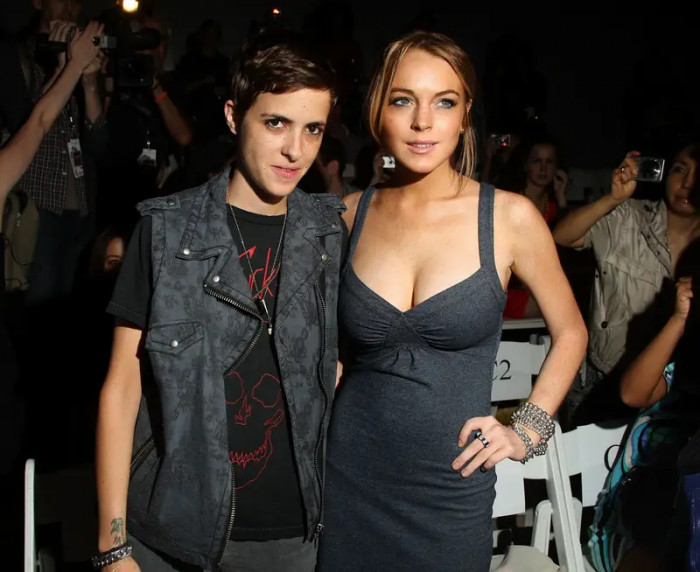 34. Finally, we have Lindsay Lohan and Samantha Ronson