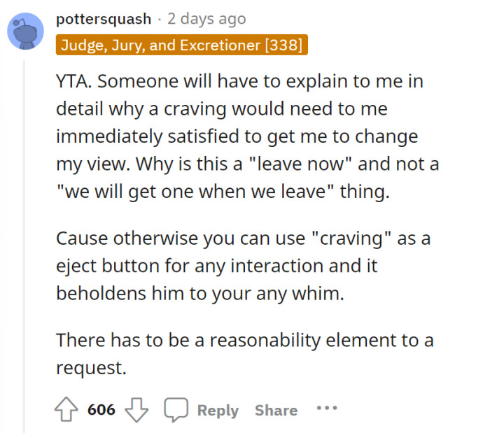 It's JUST a craving. It's not the end of the world.