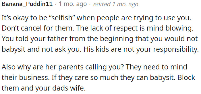 OP's father's kids aren't OP's responsibility.