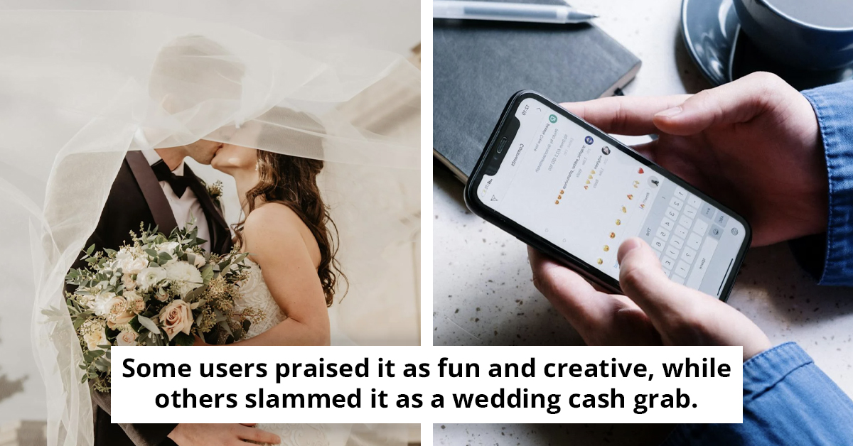 Bride and Groom’s Unusual Wedding Auction Sparks Heated Debate Online