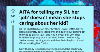 Did Not Go Well - Telling SIL That Job Hunting Isn’t an Excuse to Neglect Her Child
