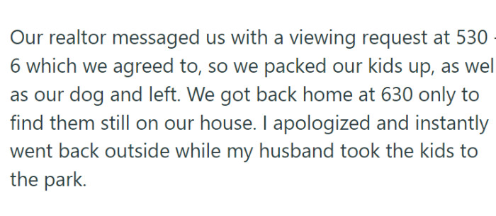 They don't have a garage, but have done all the prep work for the buyer to build one