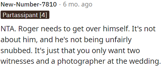 He should stop being self-centered.