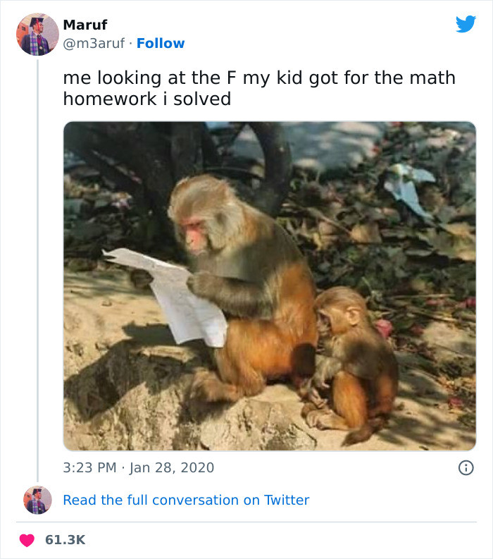 10. Our kids' homework is like rocket science to those of us who haven't been in school in 30 years.