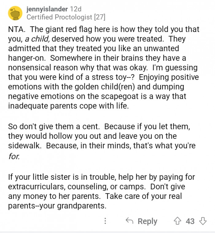 19. Let the abuse stop right there.