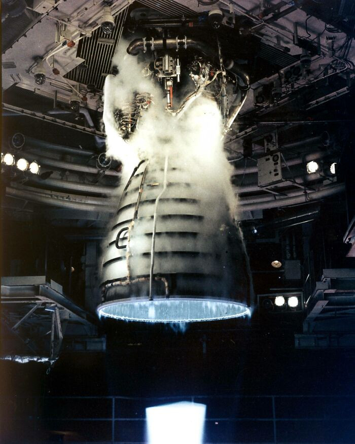 "Space Shuttle Main Engine Test Fire"