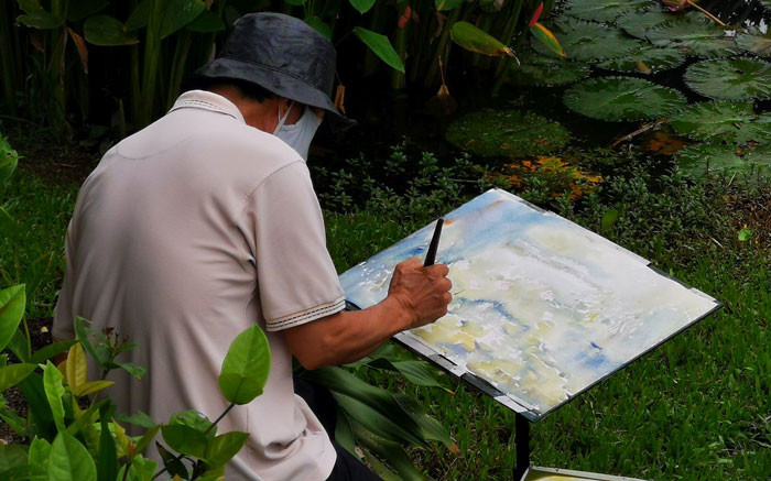 11. Painting as a hobby