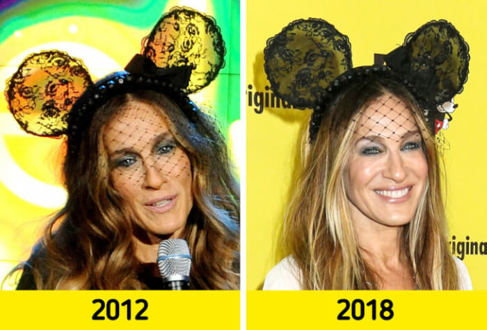 2. This is a lace headpiece that she has worn several times on the red carpet.