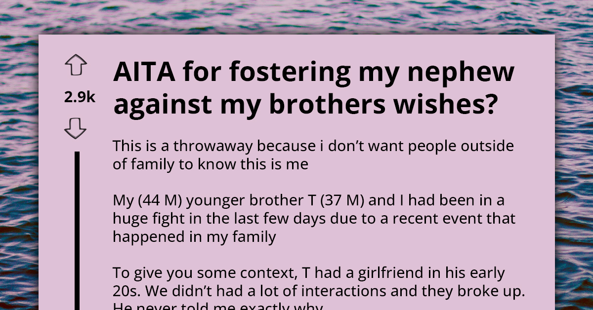 Man Stirs Up Colossal Family Feud By Stepping Up To Foster Teen Nephew Following Rejection By His Biological Father