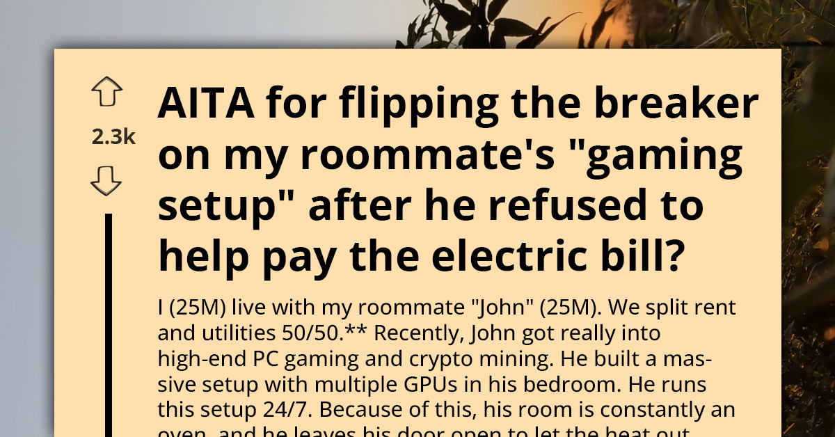 Man Cuts Power To Roommate’s 24 7 Crypto Rig After Electric Bill More Than Doubles