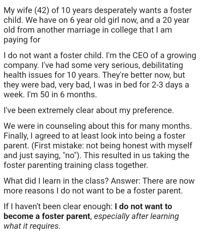 The OP has had some very serious, debilitating health issues for 10 years, but he's better now