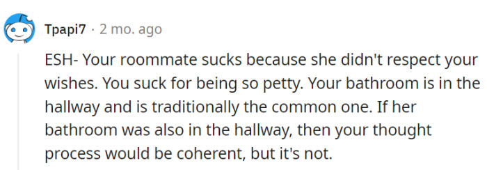 Verdict's out: both have a share of the blame. At least that's what this commenter says.