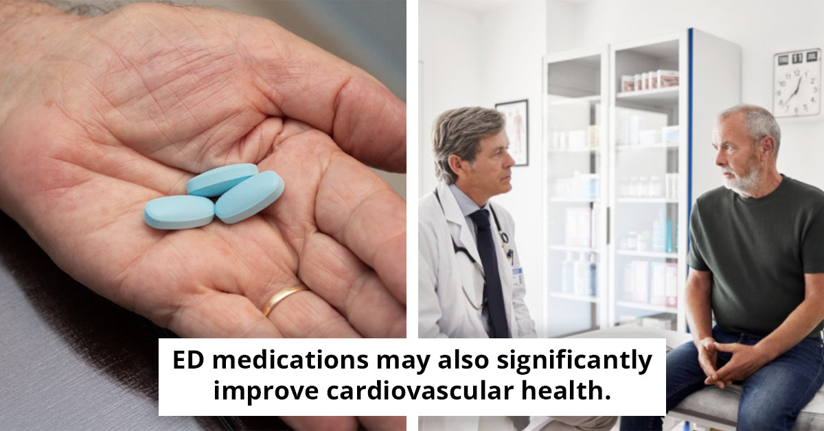 Research suggests that erectile dysfunction medications may offer significant advantages for men beyond sexual health.